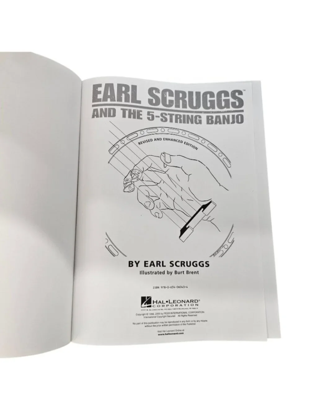 Earl Scruggs and the 5-String Banjo Revised Enhanced Edition Book Hal Leonard